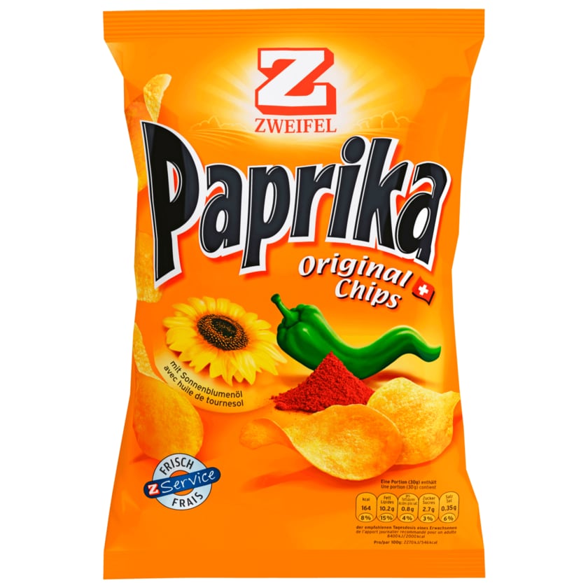 Zweifel Paprika Original Chips 90g